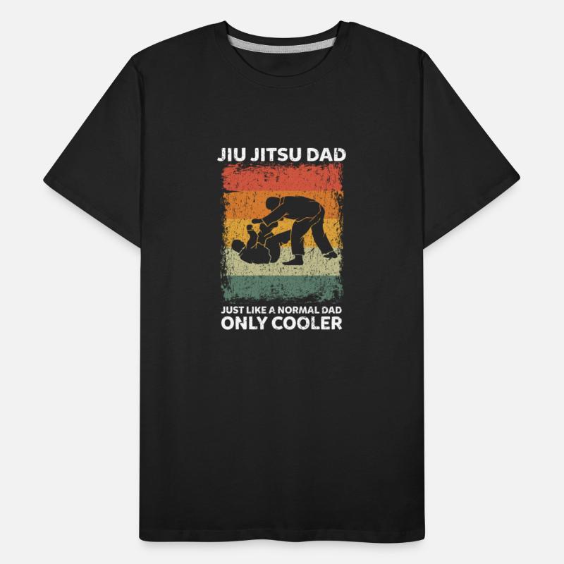 Retro Jiu Jitsu Dad Like A Normal Dad Only Cooler