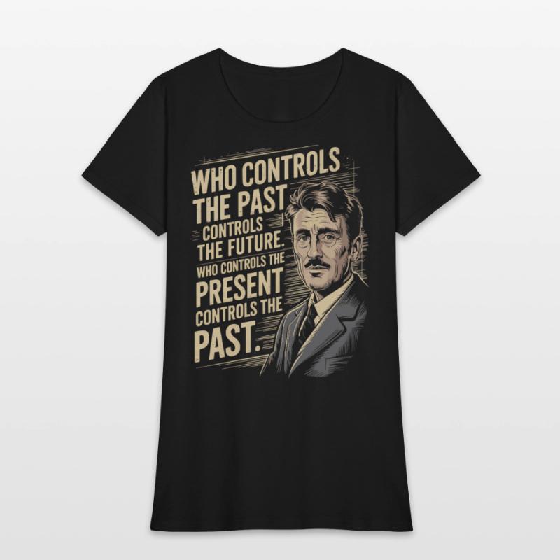 Retro Orwell Portrait | Dystopian Political Art