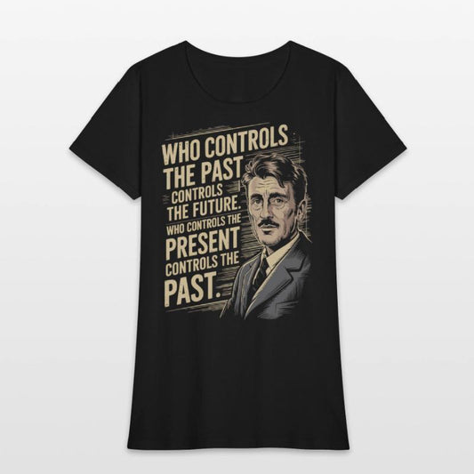 Retro Orwell Portrait | Dystopian Political Art