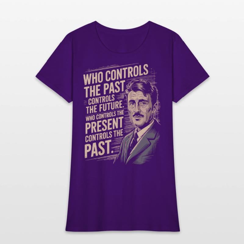 Retro Orwell Portrait | Dystopian Political Art