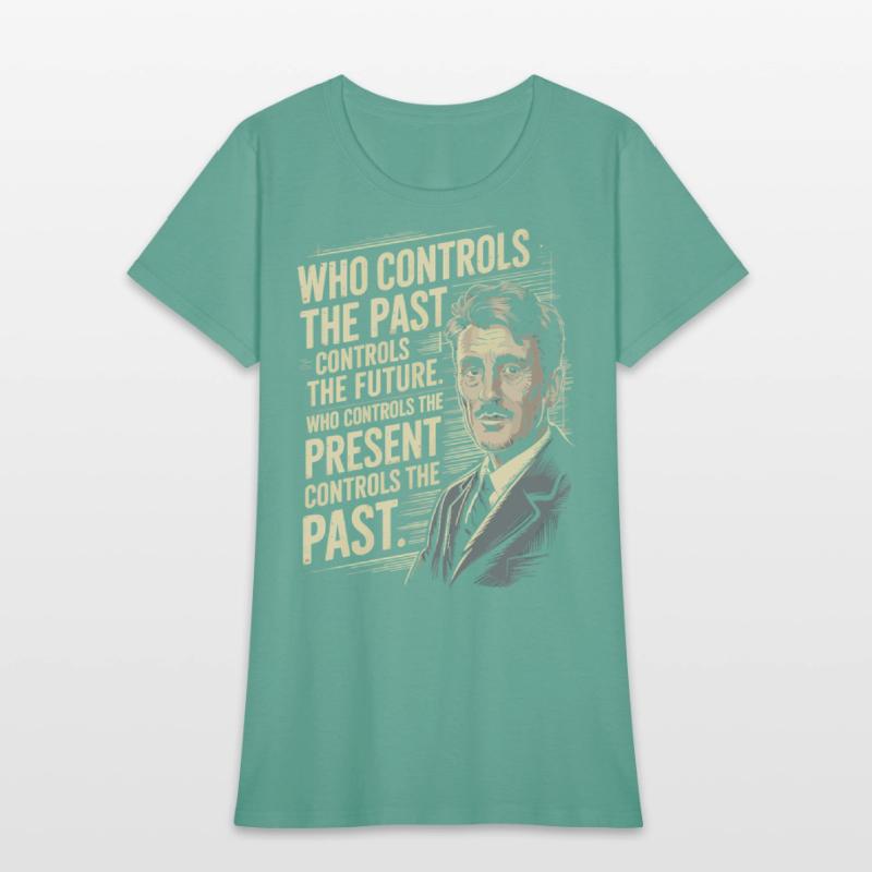 Retro Orwell Portrait | Dystopian Political Art