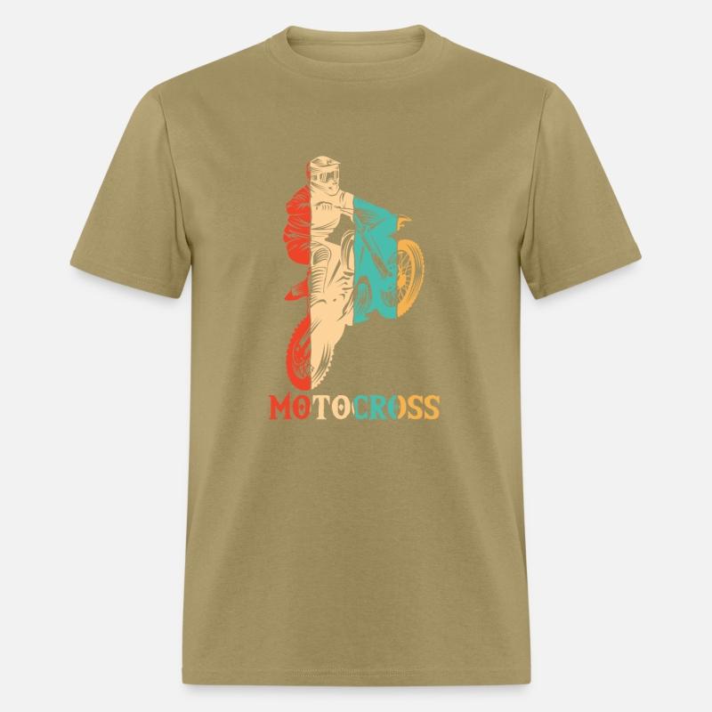 Retro Racing Supermoto Motorcycle Riders Motocross