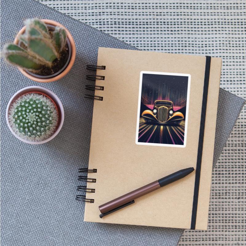 Retro Ride Through Neon Nights