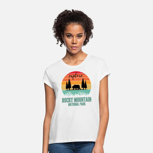 Retro Rocky Mountain National Park Shirts