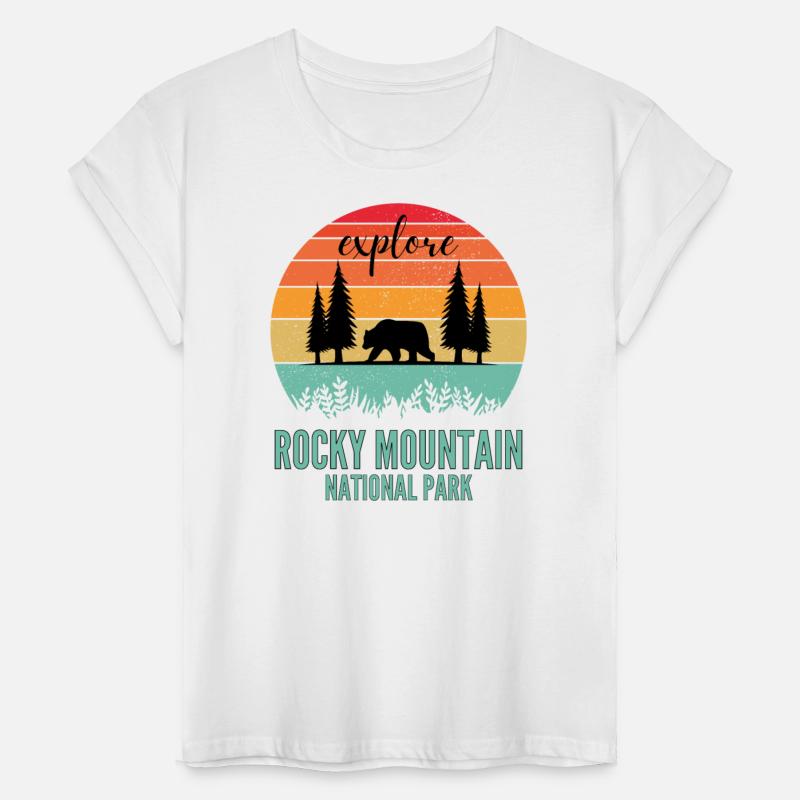Retro Rocky Mountain National Park Shirts