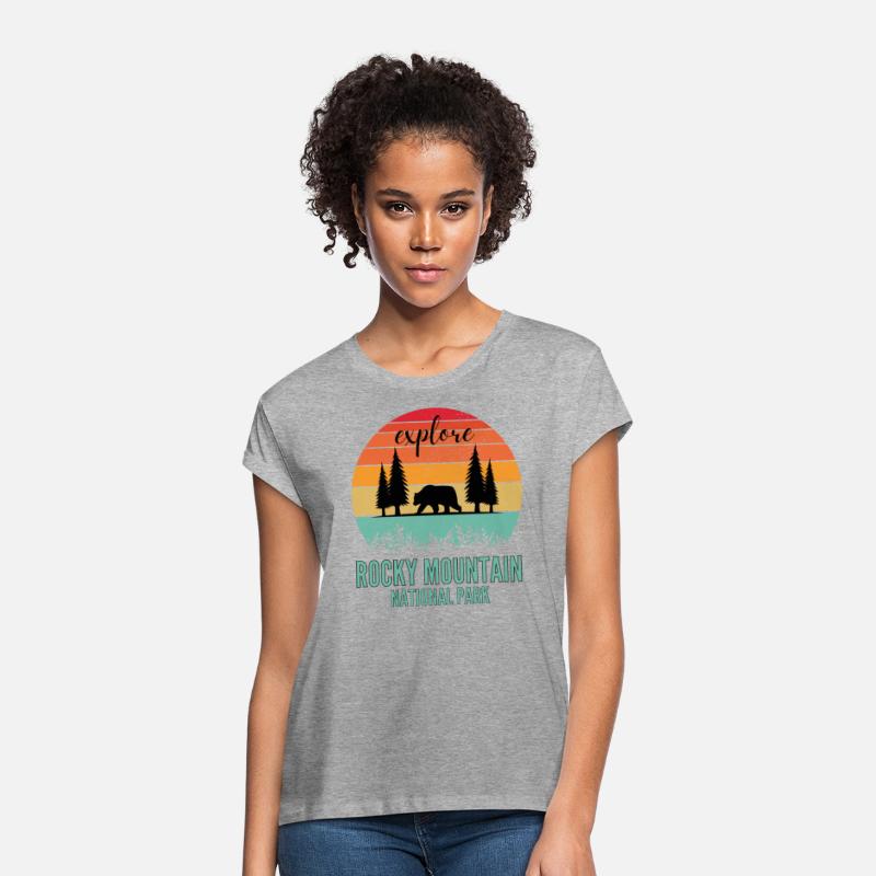 Retro Rocky Mountain National Park Shirts