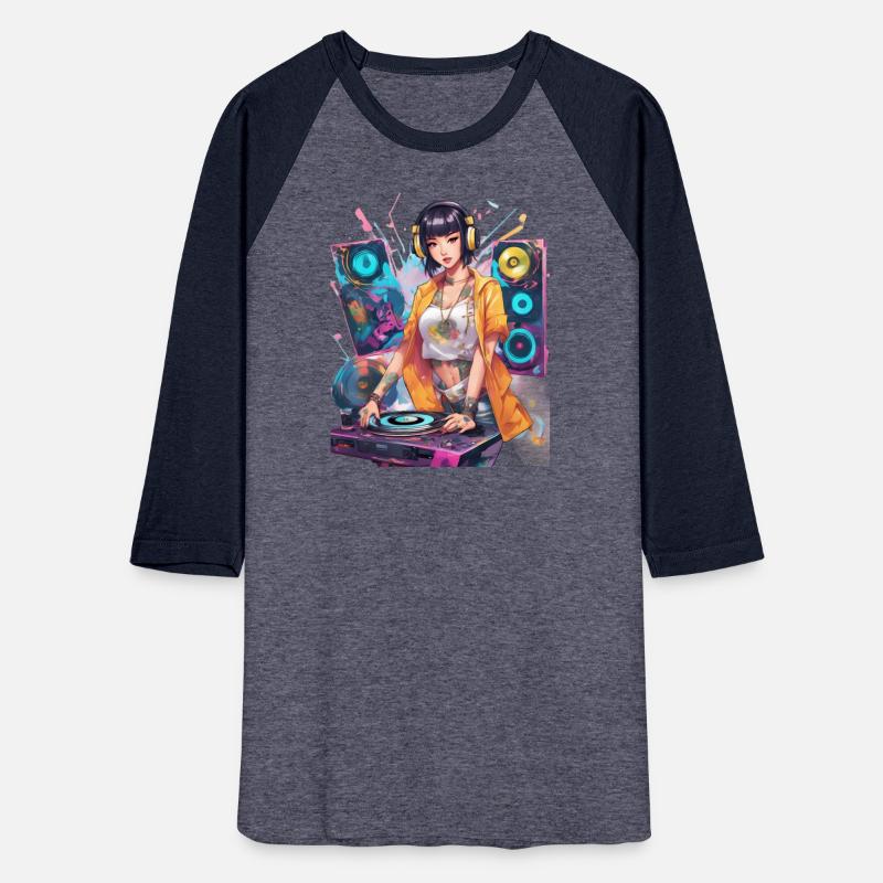 Rhythmic DJ Techno Trance Party Girl