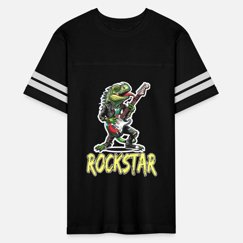 Rockstar Reptile Musician with Electric Guitar