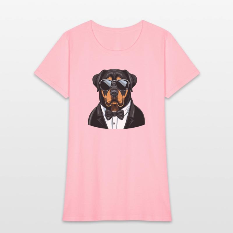 Rottweiler Wearing Sunglasses