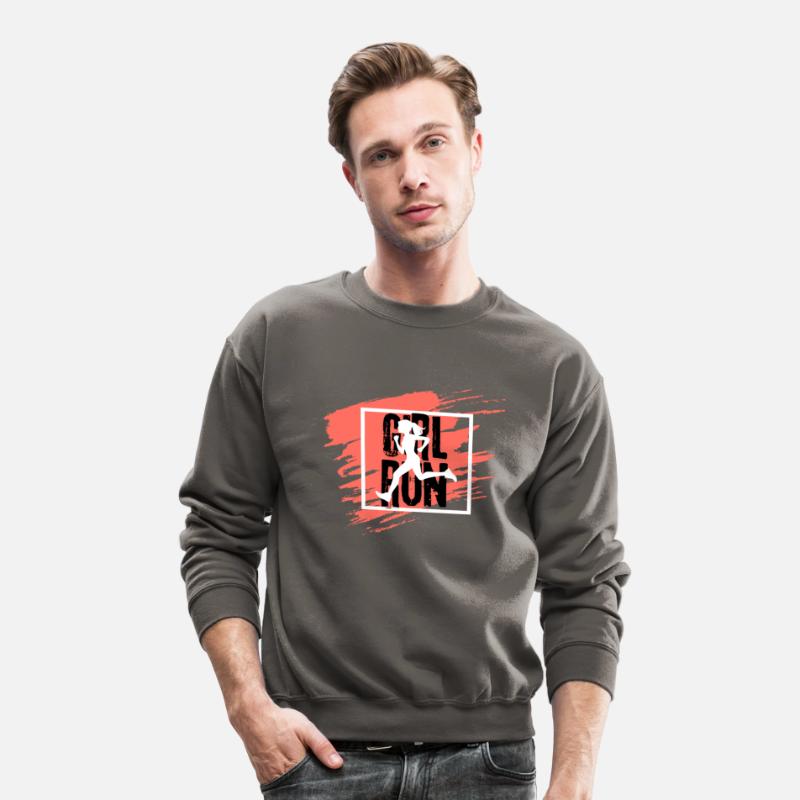 Running Girl Sporty Fitness.