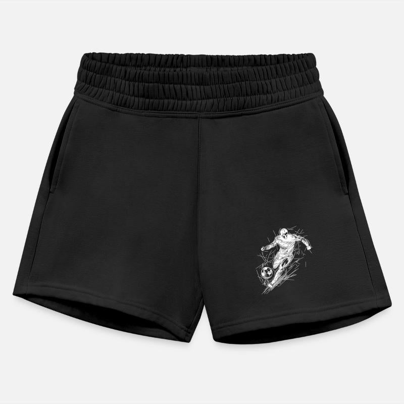 Running Soccer Striker With Ball