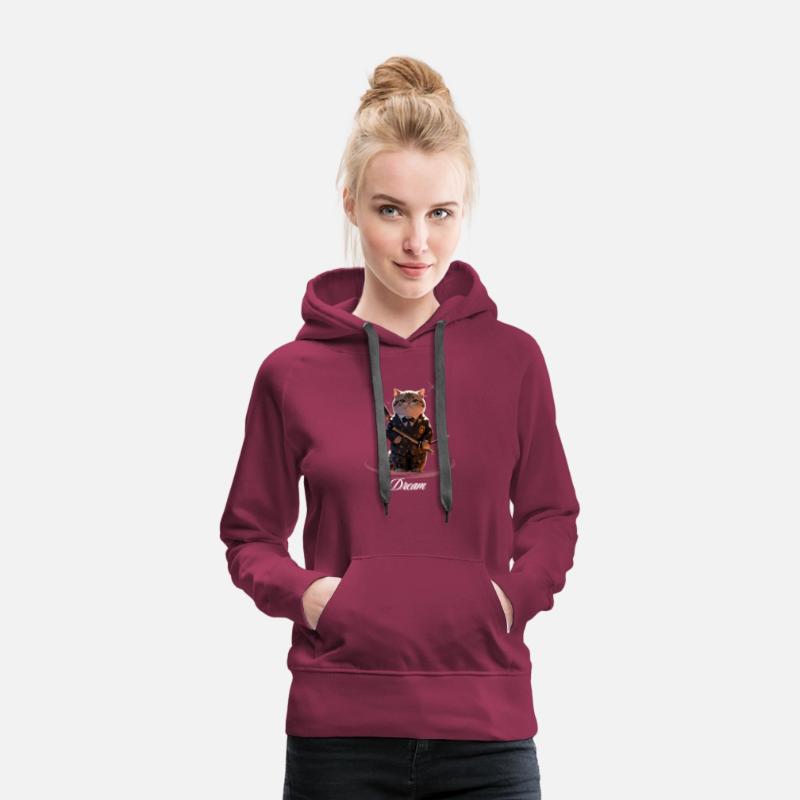 Samurai Cat in Formal Kimono