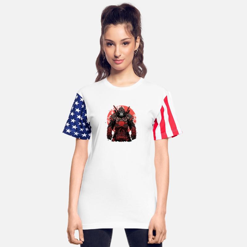 Samurai Gorilla Anime Warrior Animal