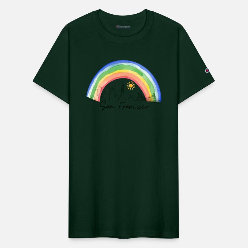 San Francisco Rainbow Skyline