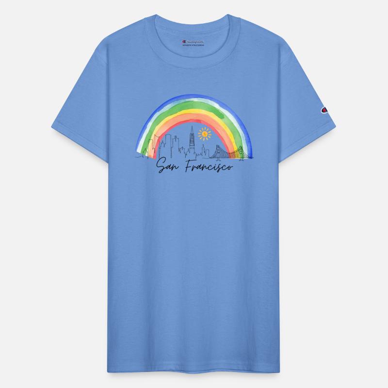 San Francisco Rainbow Skyline