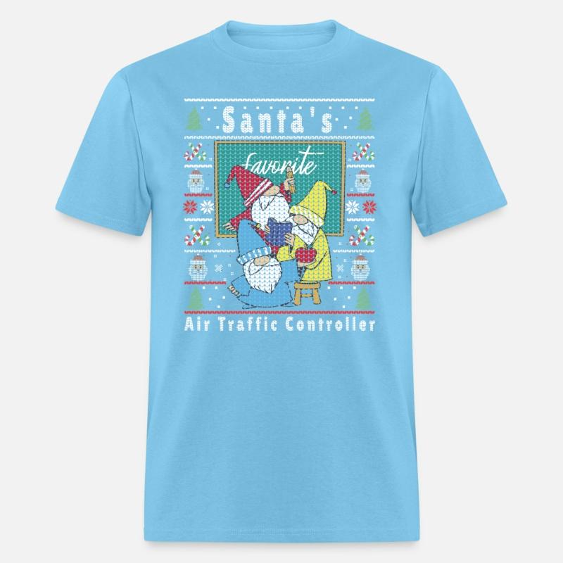 Santas Elfs Ugly Christmas Air-Traffic-Controller