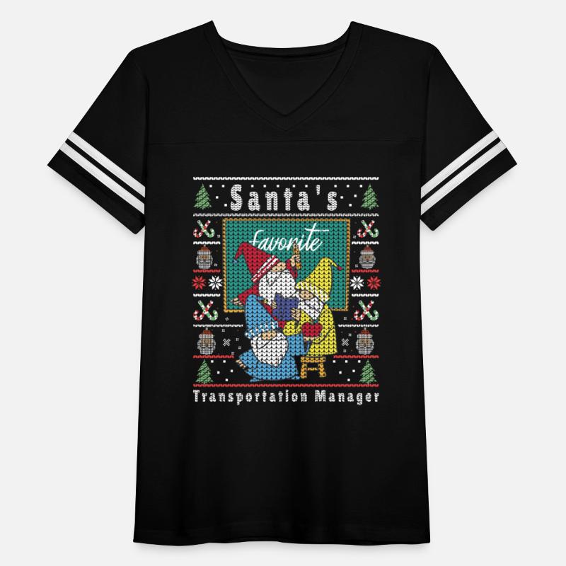 Santas Elfs Ugly Christmas Transportation-Manager