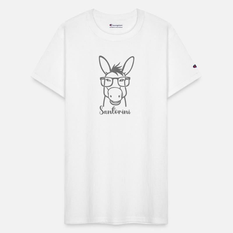 Santorini Donkey Glasses Summer