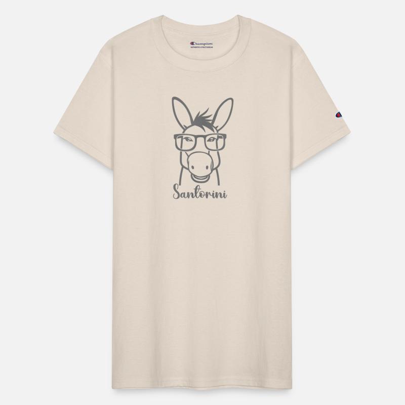 Santorini Donkey Glasses Summer