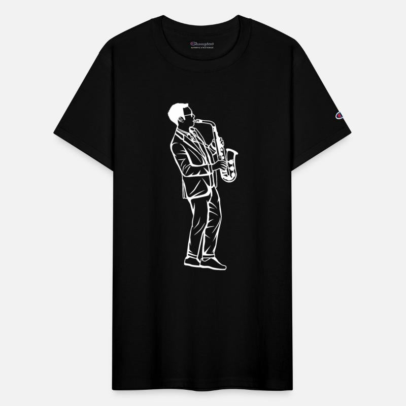 Saxophone Boy Drawing