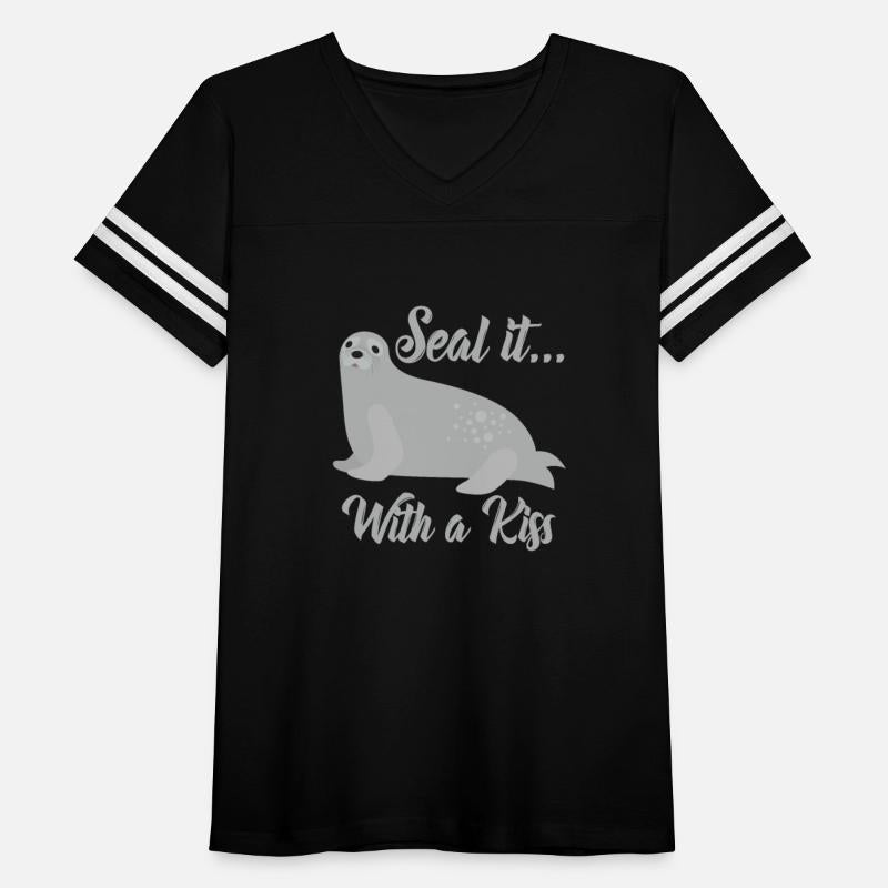 Seal It With a Kiss Pun Animal Humor Funny Seal