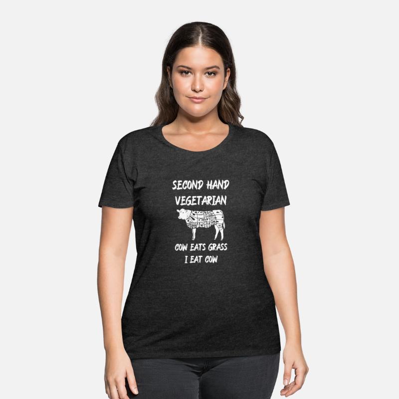 Second hand vegetarian cow eats grass I eat cow