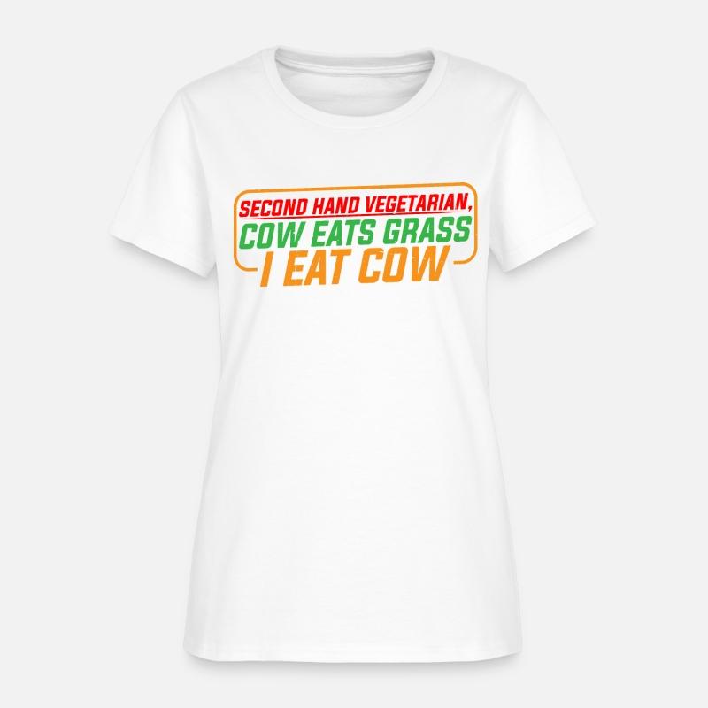 Second Hand Vegetarian, Cow Eats Grass, I Eat Cow4