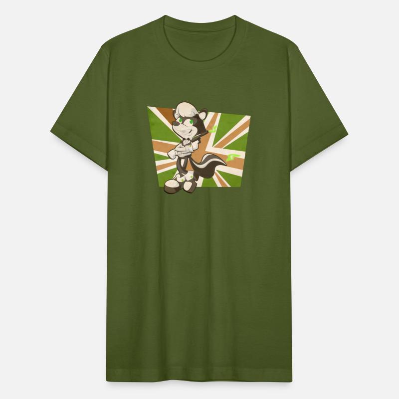 Secret Agent Skunk - Color Background