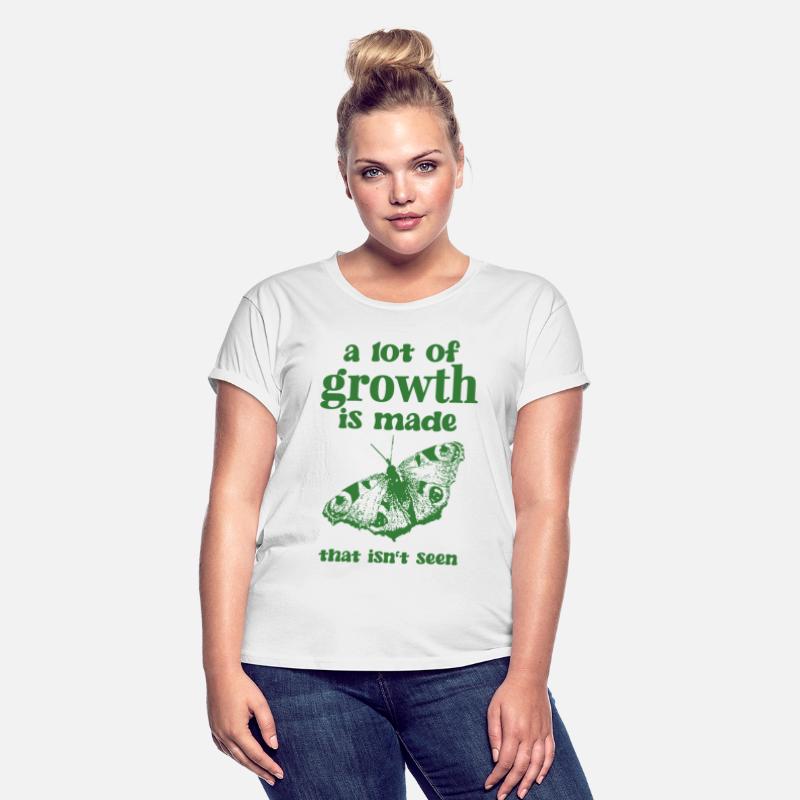 Self Growth | Butterfly Shirt green