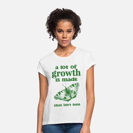 Self Growth | Butterfly Shirt green