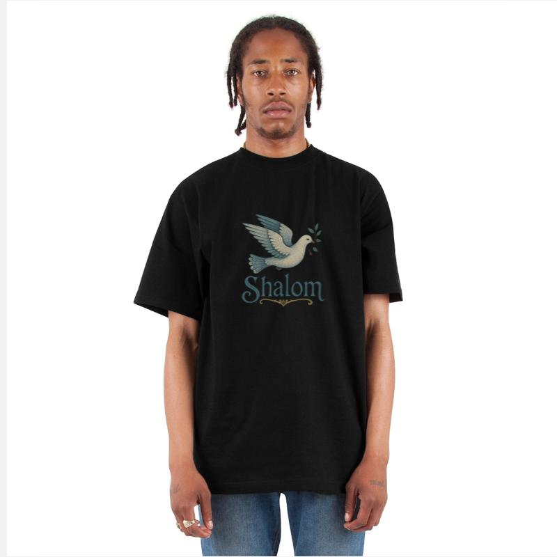 Shalom Dove of Peace – Jewish Peace Symbol Design