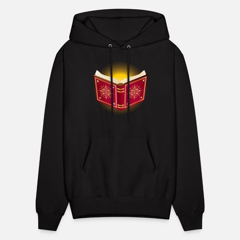 shining open red book for Santa Claus