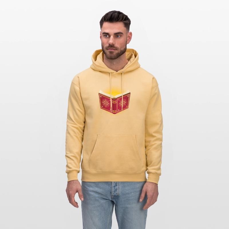 shining open red book for Santa Claus