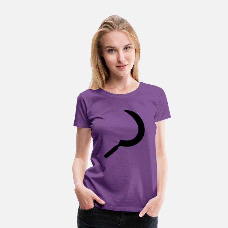 Sickle shadow image crescent shaped agricultural t