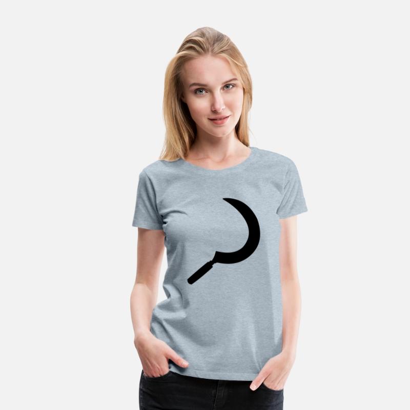 Sickle shadow image crescent shaped agricultural t