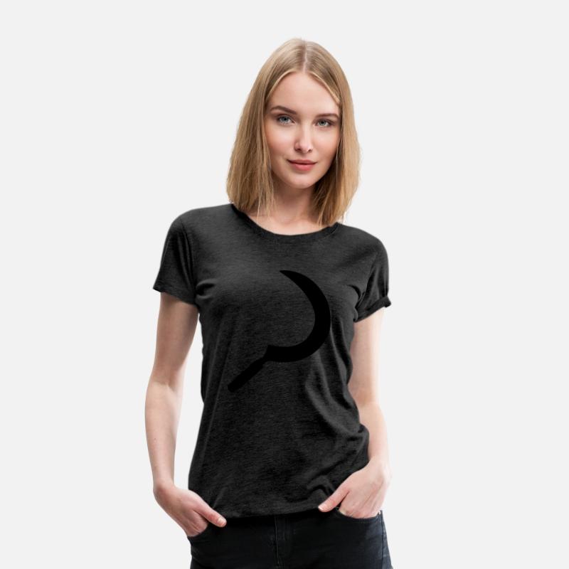 Sickle shadow image crescent shaped agricultural t