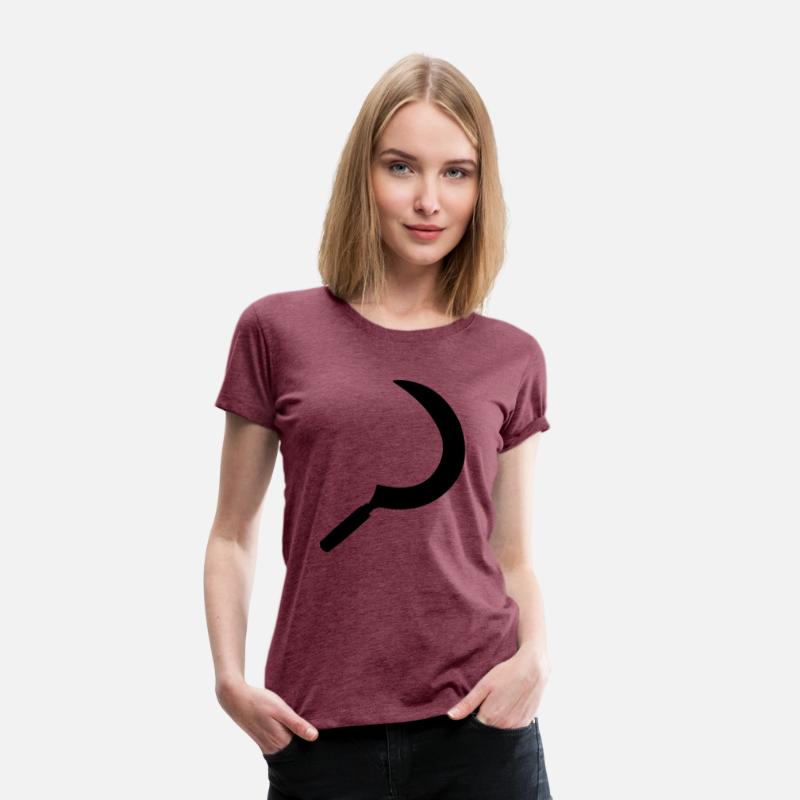 Sickle shadow image crescent shaped agricultural t