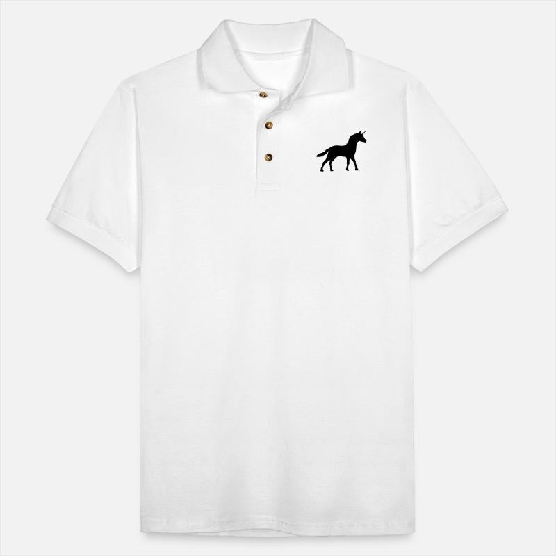 Silhouette unicorn outline shadow