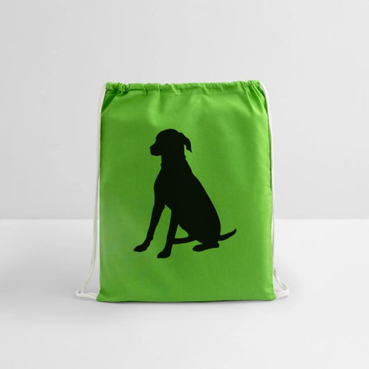 Sitting watch dog silhouette