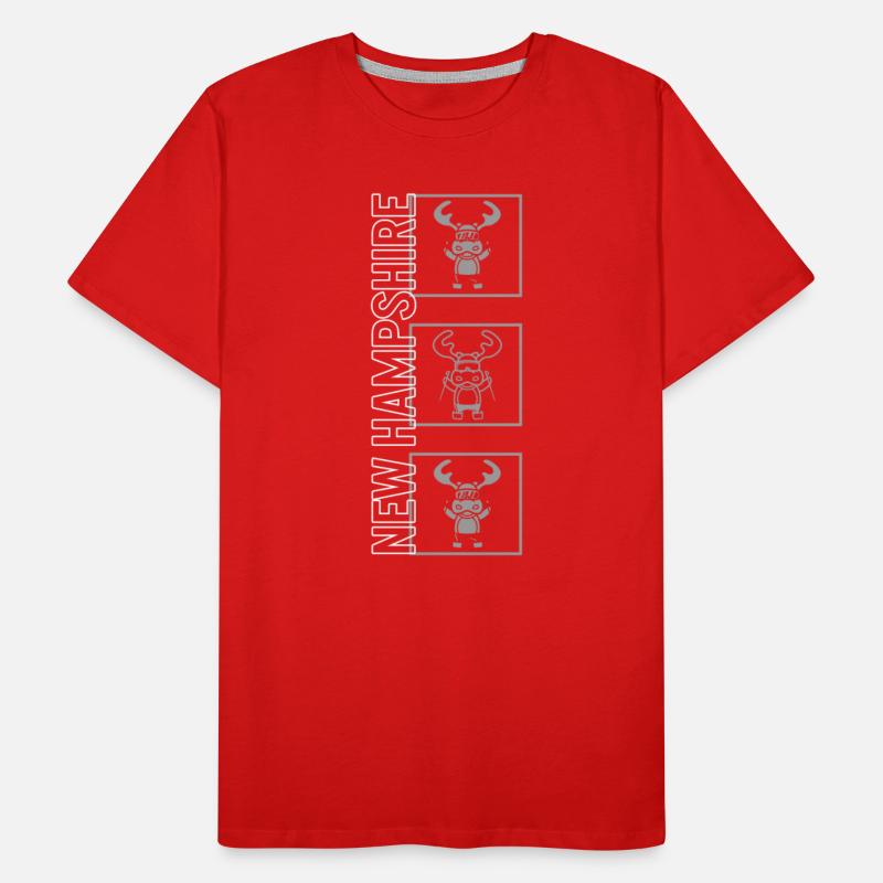 Ski Shirt, New Hampshire Moose Mountain Skiing