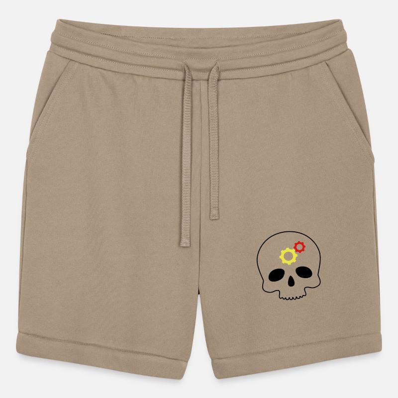 skull double gear vector