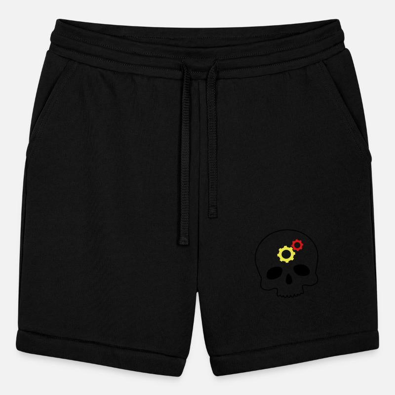 skull double gear vector