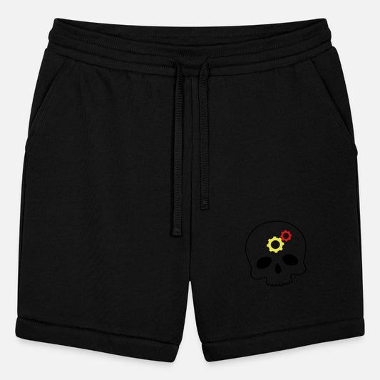 skull double gear vector