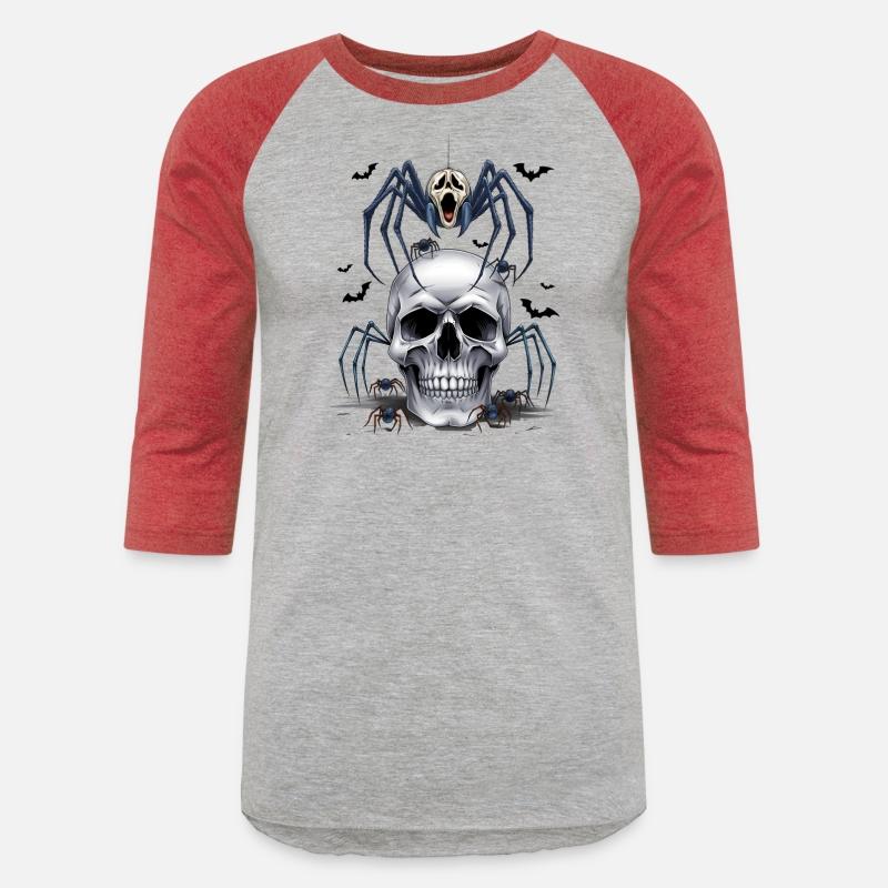 Skull Spider Scream Horror Bats Halloween Spooky