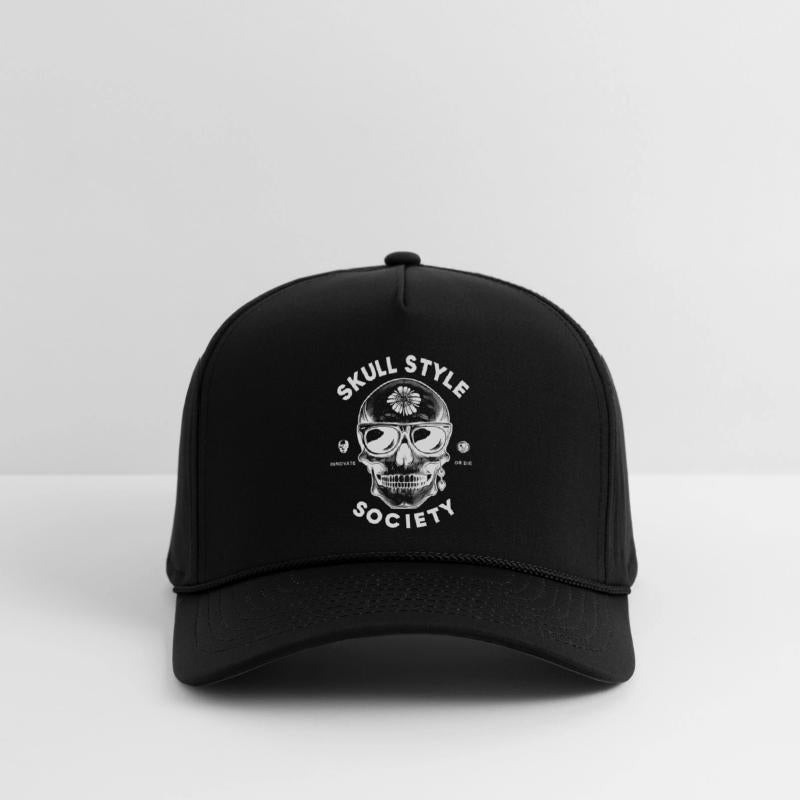 skull style society clean white