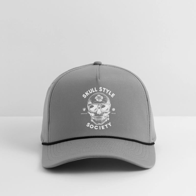 skull style society clean white