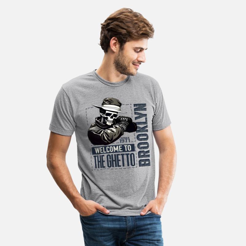 Skull Welcome to the Ghetto Brooklyn New York USA