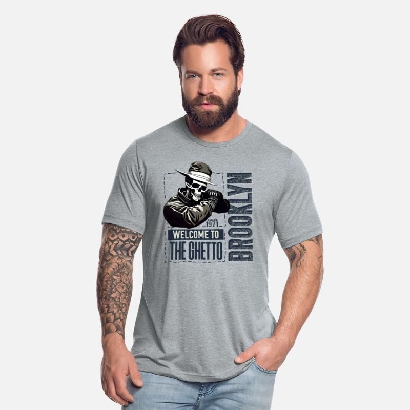 Skull Welcome to the Ghetto Brooklyn New York USA