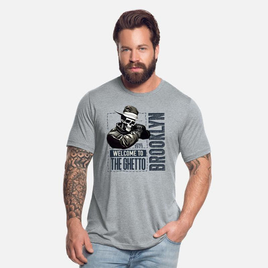 Skull Welcome to the Ghetto Brooklyn New York USA