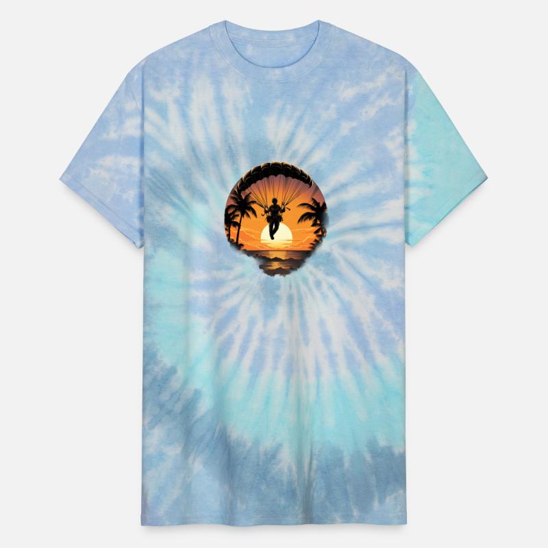 Skydiving Skydiver Parachute Parachuting Sunset